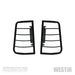 Westin 39-3425 Sportsman Tail Light Guard Black; Stainless Steel; Pair; - Truck Part Superstore