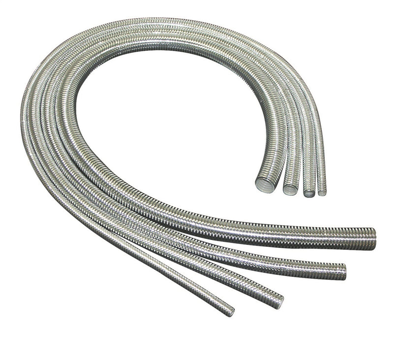 Taylor Cable 39003 ShoTuff™ Convoluted Tubing; 0.5 in. I.D.; 41 in.; Chrome; - Truck Part Superstore