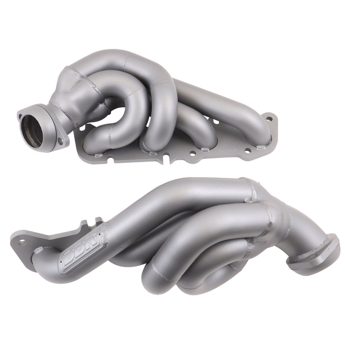 BBK Performance Parts 1943 2011-2014 FORD F150 5.0 TRUCK 1-3/4 SHORTY EXHAUST HEADERS (TITANIUM CERAMIC) - Truck Part Superstore