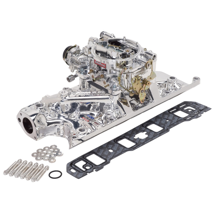 Edelbrock 20314 Engine Intake Manifold / Carburetor Kit - Truck Part Superstore