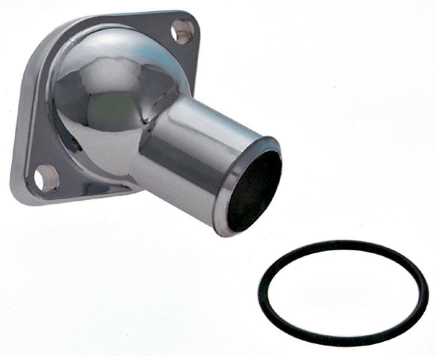 Proform 141-500 Water Neck; Chrome; O-Ring Style; For SB and BB Chevy Engines; 45 Degree Type - Truck Part Superstore
