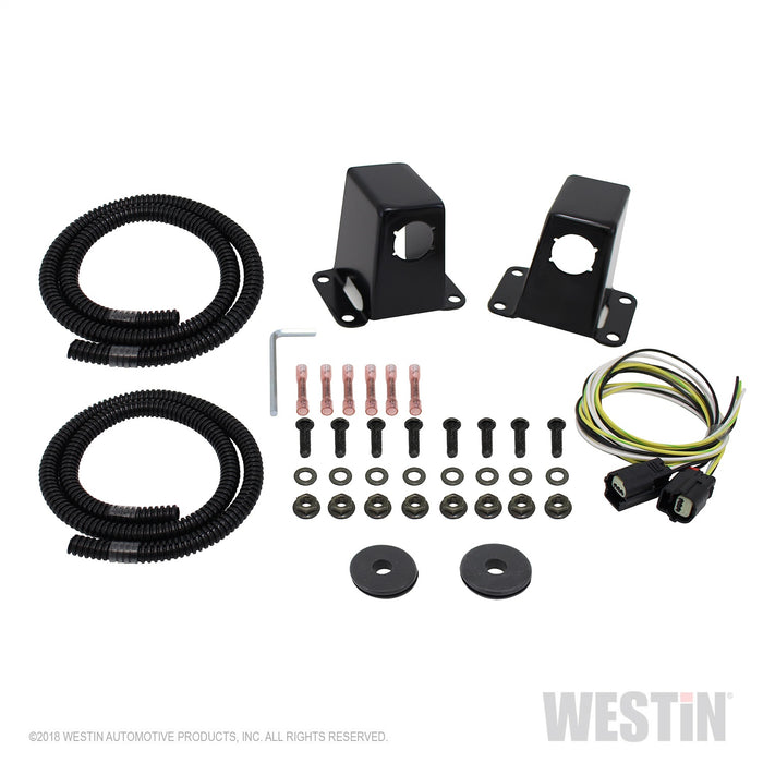 Westin 40-0005S Grille Guard Sensor Relocator; Front; Black; - Truck Part Superstore