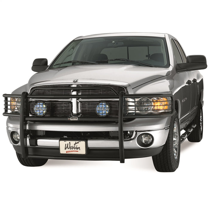 Westin 40-1205 Sportsman Grille Guard; Black; Tow Hooks Must Be Removed; - Truck Part Superstore