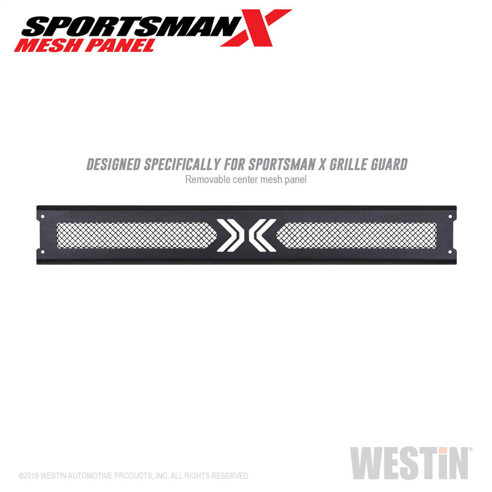 Westin 40-13015 Sportsman X Mesh Panel; Textured Black; - Truck Part Superstore