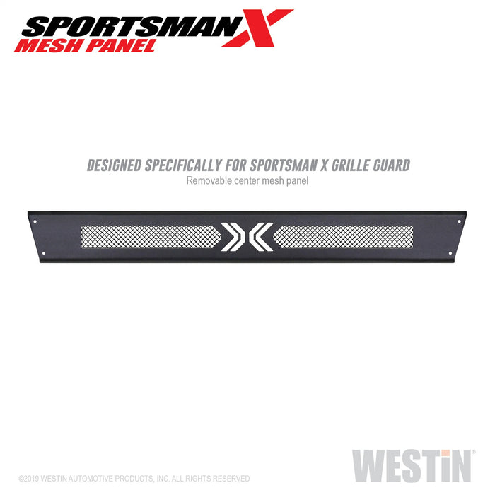 Westin 40-13025 Sportsman X Mesh Panel; Textured Black; - Truck Part Superstore