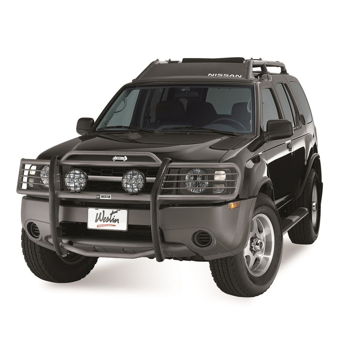 Westin 40-1435 Sportsman Grille Guard; Black; Steel; Double Hood Bar; - Truck Part Superstore