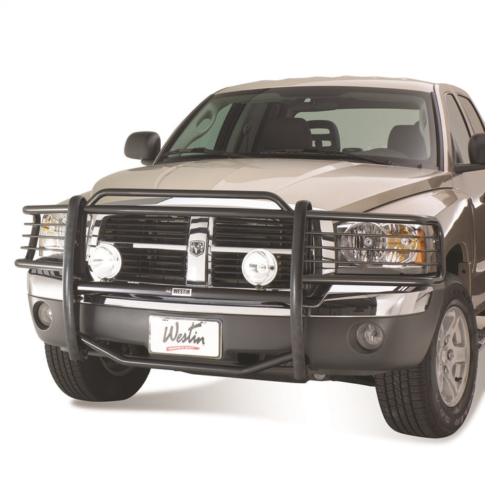 Westin 40-1665 Sportsman Grille Guard; Black; Tow Hooks Must Be Removed; - Truck Part Superstore
