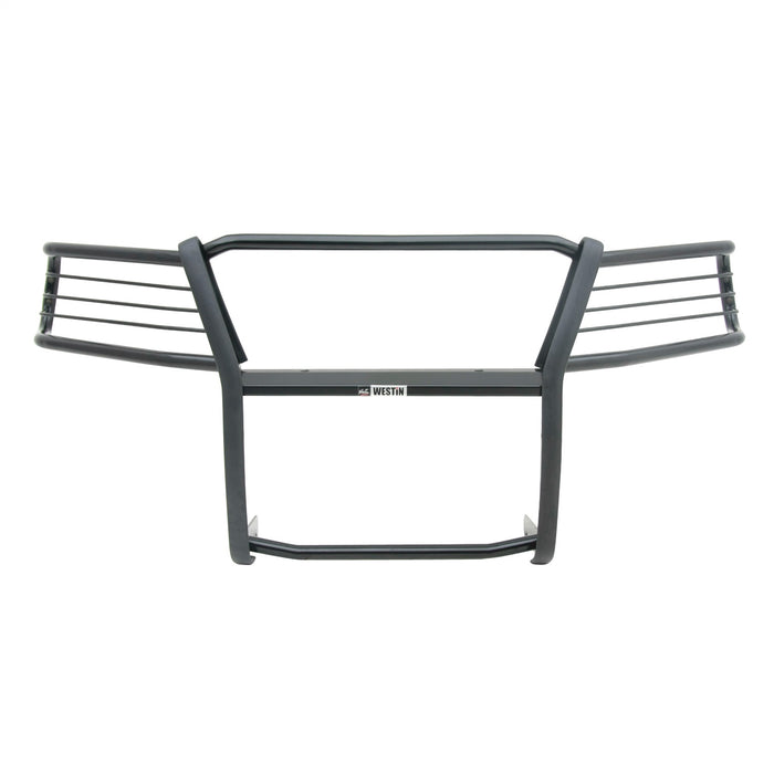 Westin 40-2015 Sportsman Grille Guard; Black; Tow Hooks Must Be Removed If Equipped; - Truck Part Superstore