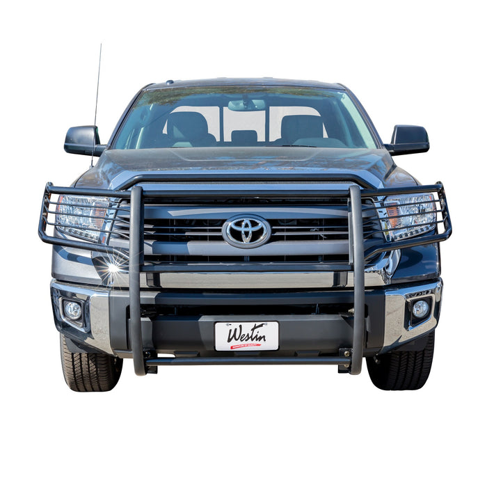 Westin 40-2235 Sportsman Grille Guard; Black; Steel; Double Hood Bar; - Truck Part Superstore