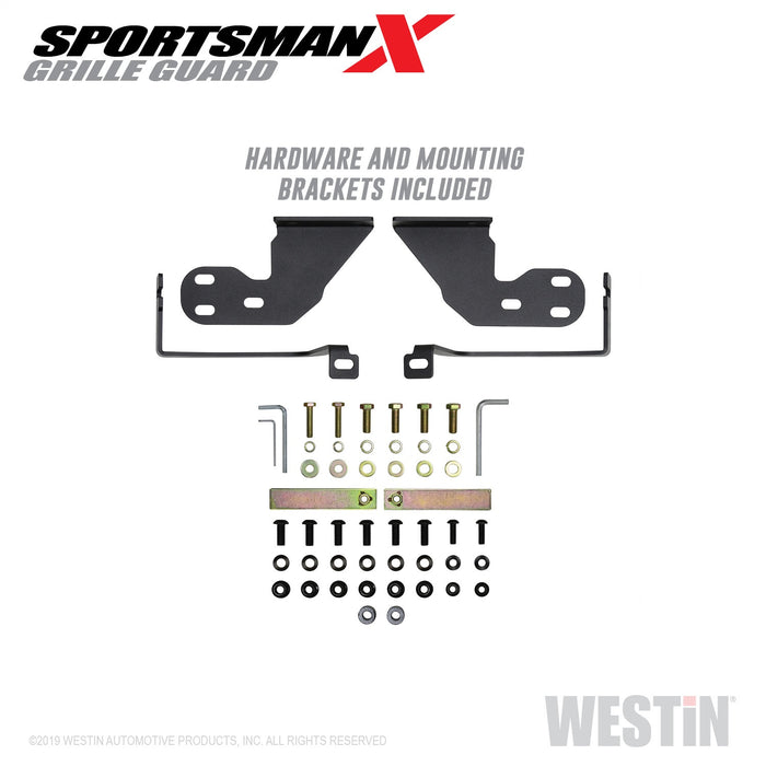Westin 40-32075 Sportsman X Grille Guard; Textured Black; - Truck Part Superstore