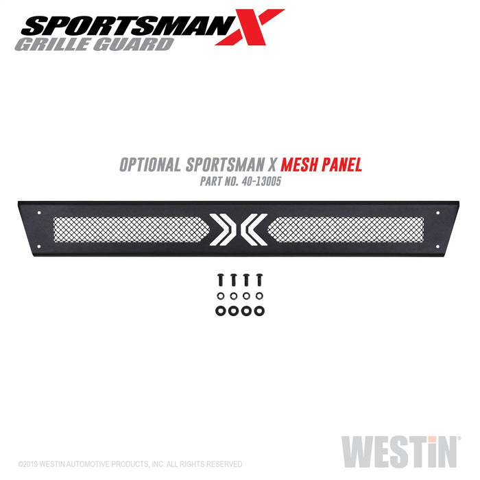 Westin 40-33825 Sportsman X Grille Guard; Textured Black; - Truck Part Superstore
