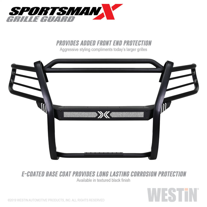 Westin 40-33845 Sportsman X Grille Guard; Textured Black; - Truck Part Superstore