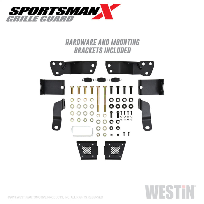 Westin 40-33875 Sportsman X Grille Guard; Textured Black; - Truck Part Superstore