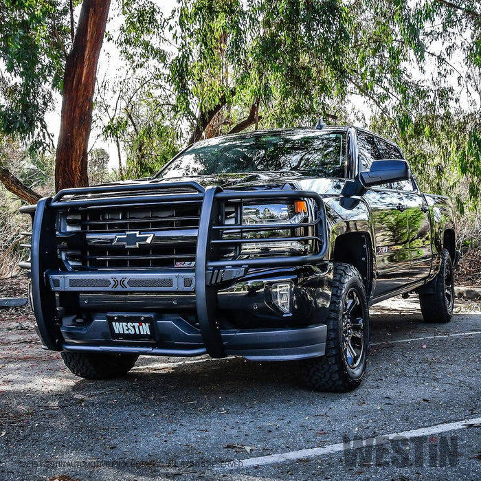 Westin 40-33875 Sportsman X Grille Guard; Textured Black; - Truck Part Superstore