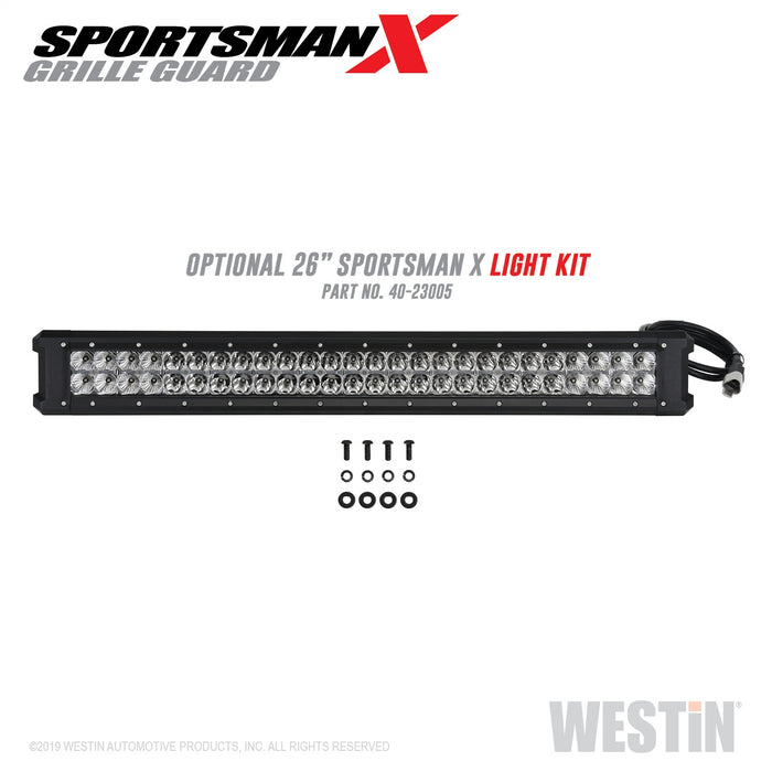 Westin 40-33955 Sportsman X Grille Guard; Textured Black; - Truck Part Superstore