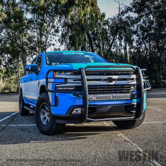 Westin 40-33955 Sportsman X Grille Guard; Textured Black; - Truck Part Superstore