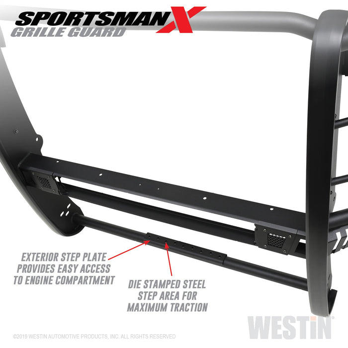 Westin 40-33995 Sportsman X Grille Guard; Textured Black; - Truck Part Superstore