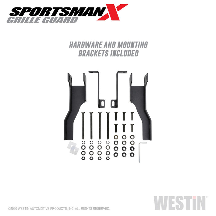 Westin 40-34025 Sportsman X Grille Guard; Textured Black; - Truck Part Superstore