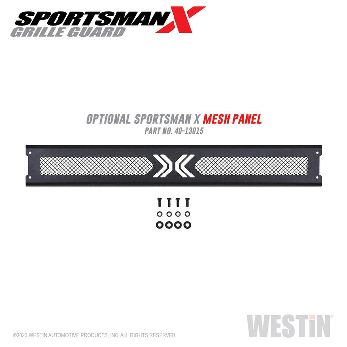 Westin 40-34025 Sportsman X Grille Guard; Textured Black; - Truck Part Superstore