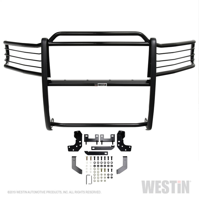 Westin 40-3545 Sportsman Grille Guard; Black; Steel; Double Hood Bar; - Truck Part Superstore