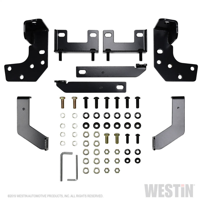 Westin 40-3545 Sportsman Grille Guard; Black; Steel; Double Hood Bar; - Truck Part Superstore