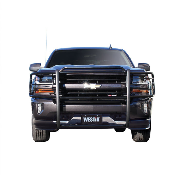 Westin 40-3615 Sportsman Grille Guard; Black; Steel; Double Hood Bar; - Truck Part Superstore
