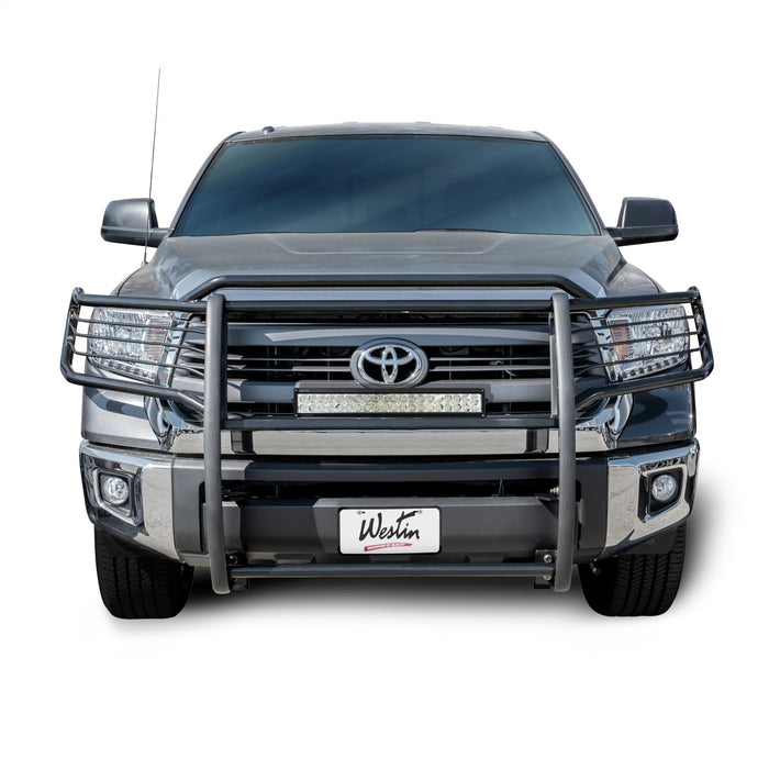 Westin 40-3705 Sportsman Grille Guard; Black; Steel; Double Hood Bar; - Truck Part Superstore