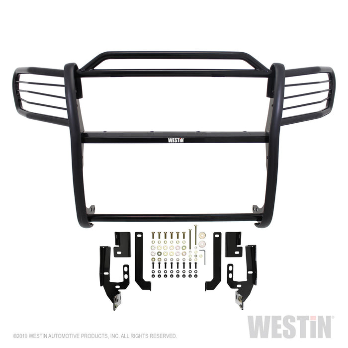 Westin 40-3885 Sportsman Grille Guard; Black; Steel; Double Hood Bar; - Truck Part Superstore