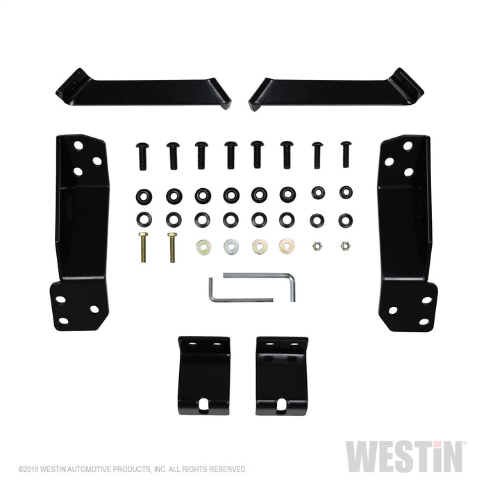 Westin 40-3955 Sportsman Grille Guard; Black; Steel; - Truck Part Superstore