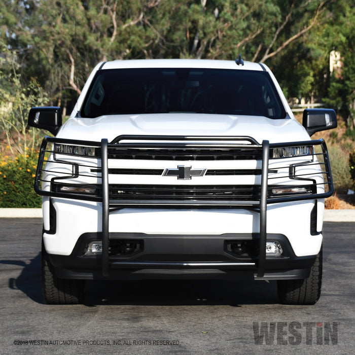 Westin 40-3955 Sportsman Grille Guard; Black; Steel; - Truck Part Superstore