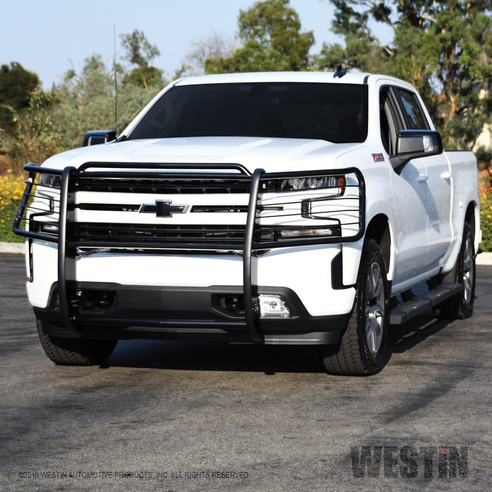 Westin 40-3955 Sportsman Grille Guard; Black; Steel; - Truck Part Superstore