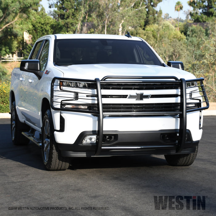 Westin 40-3955 Sportsman Grille Guard; Black; Steel; - Truck Part Superstore