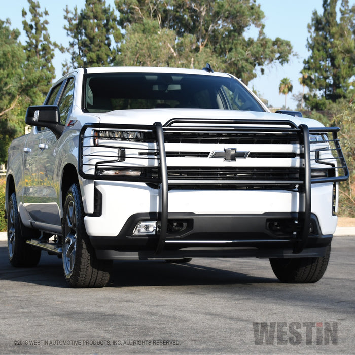 Westin 40-3955 Sportsman Grille Guard; Black; Steel; - Truck Part Superstore