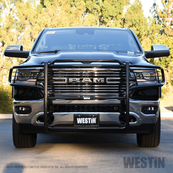 Westin 40-3975 Sportsman Grille Guard; Black; Steel; - Truck Part Superstore