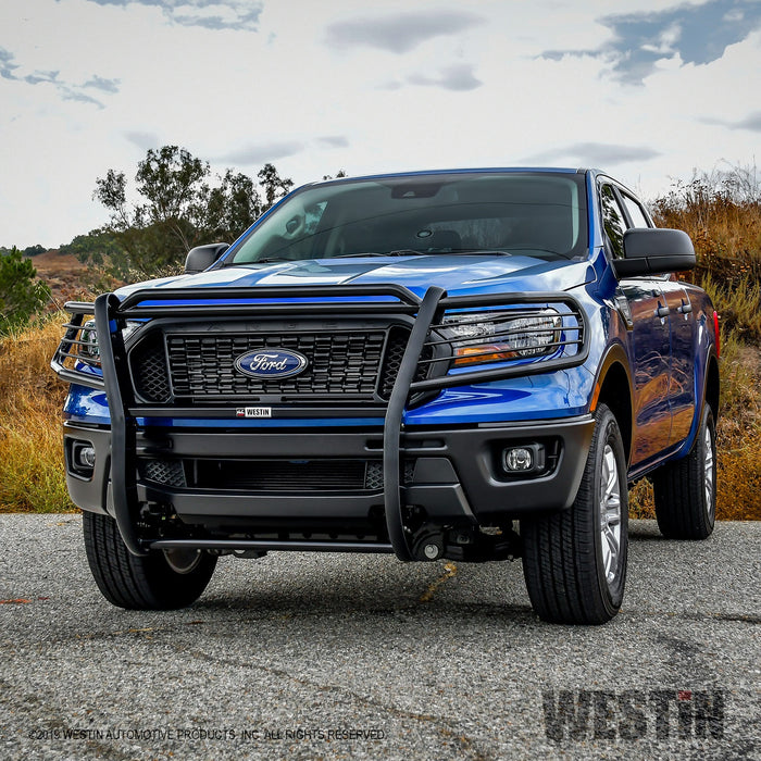 Westin 40-3985 Sportsman Grille Guard; Black; Steel; - Truck Part Superstore