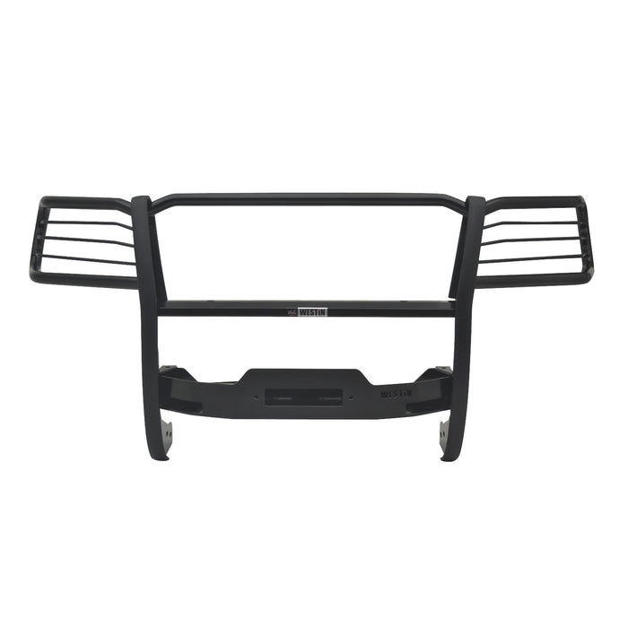 Westin 40-91605 Sportsman Winch Mount Grille Guard; Steel; Black Finish; - Truck Part Superstore