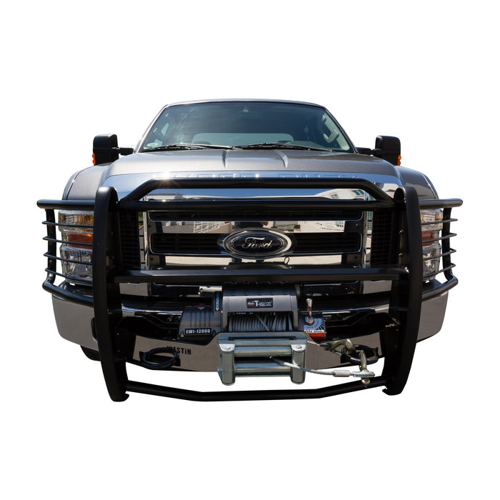 Westin 40-92365 Sportsman Winch Mount Grille Guard; Black; - Truck Part Superstore