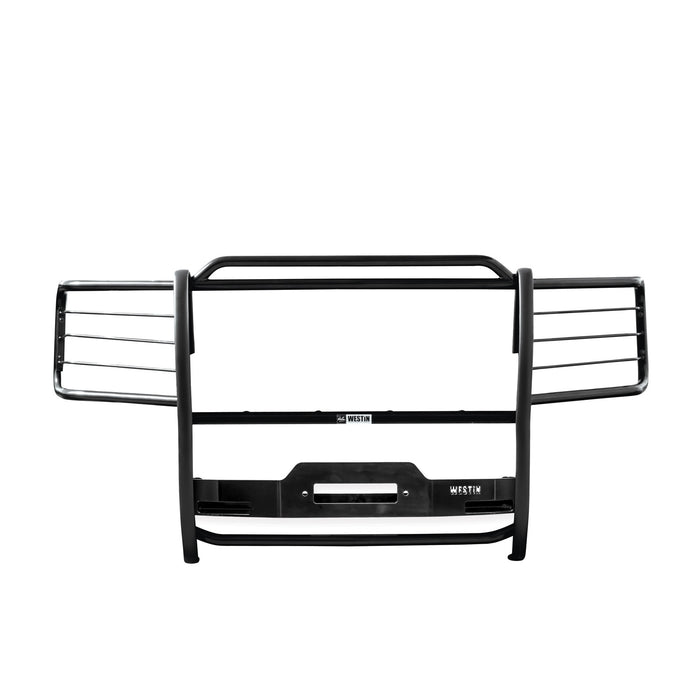 Westin 40-93685 Sportsman Winch Mount Grille Guard; Steel; Black Finish; - Truck Part Superstore