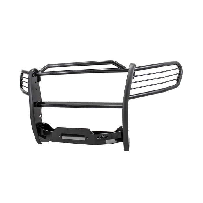 Westin 40-93885 Sportsman Winch Mount Grille Guard; Steel; Black Finish; - Truck Part Superstore