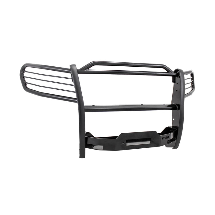 Westin 40-93885 Sportsman Winch Mount Grille Guard; Steel; Black Finish; - Truck Part Superstore