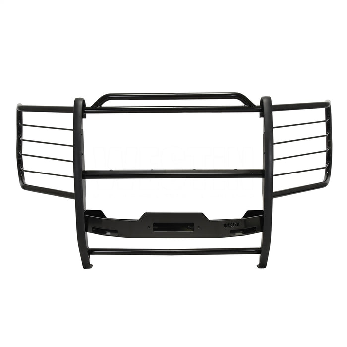 Westin 40-94015 Sportsman Winch Mount Grille Guard; Steel; Black Finish; - Truck Part Superstore