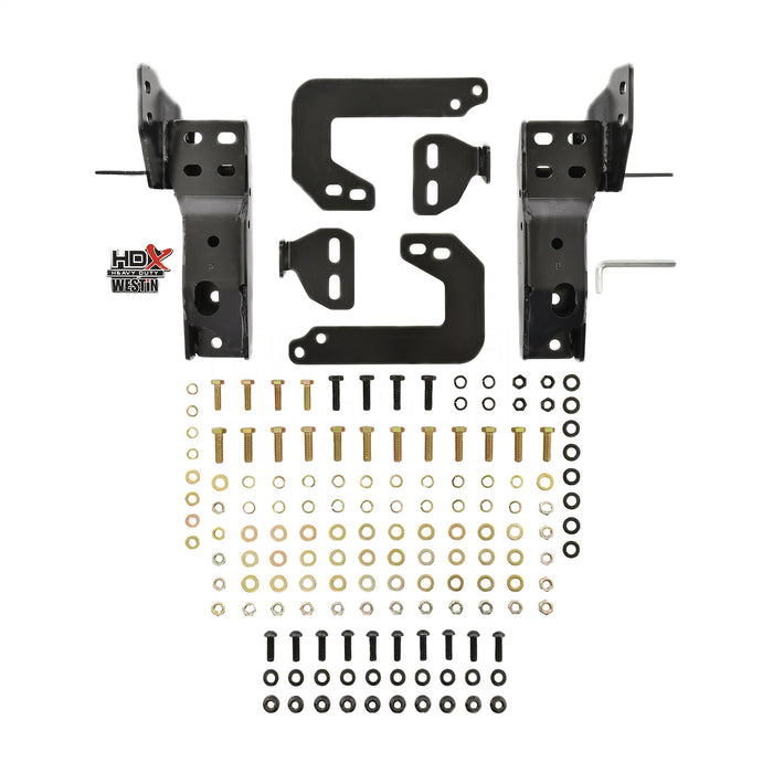 Westin 40-94015 Sportsman Winch Mount Grille Guard; Steel; Black Finish; - Truck Part Superstore
