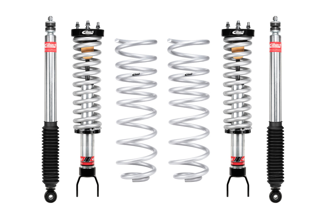 Eibach Springs E86-27-011-01-22 PRO-TRUCK COILOVER STAGE 2 - Front Coilovers + Rear Shocks + Pro-Lift-Kit Spring - Truck Part Superstore