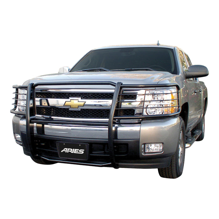 ARIES 4068 Black Steel Grille Guard, Select Chevrolet Silverado 1500 for Select Chevrolet Silverado 1500