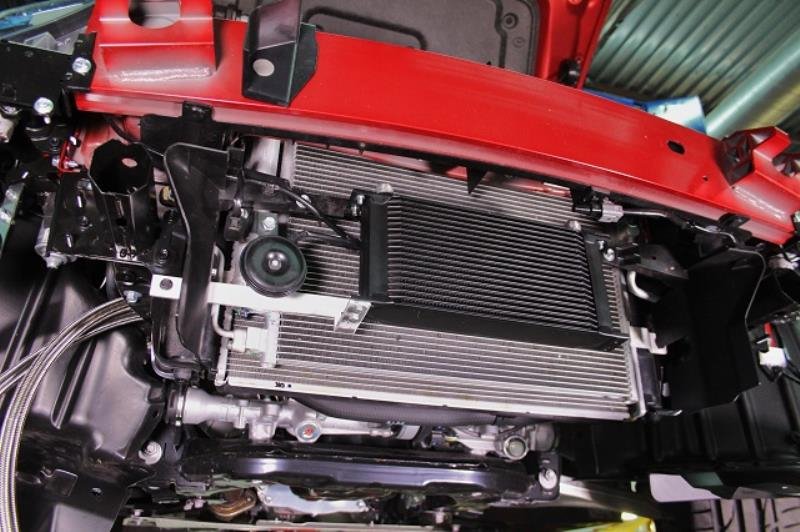 Mishimoto MMOC-MIA-19T Thermostatic Oil Cooler Kit, fits 2019+ Mazda Miata ND2, Silver - Truck Part Superstore