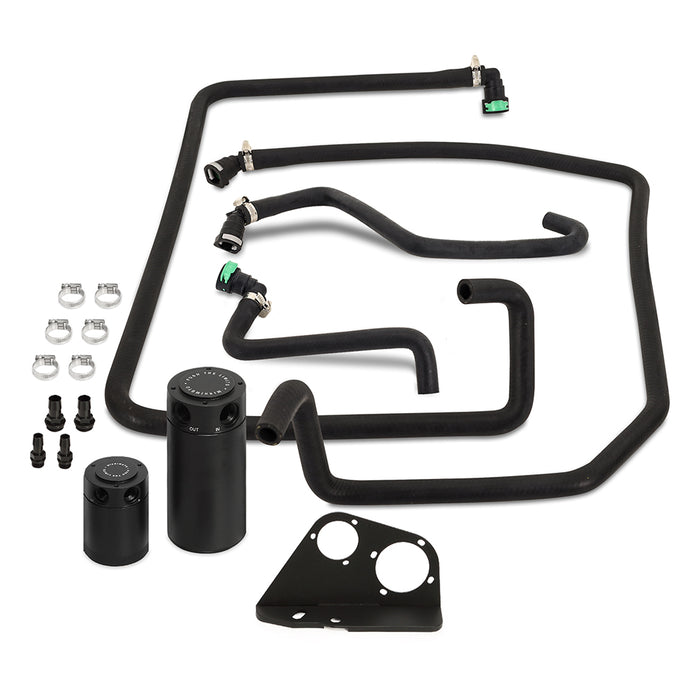 Mishimoto MMBCC-F35T-21 Baffled Oil Catch Can, fits Ford F-150 3.5L EcoBoost 2021.5+ - Truck Part Superstore