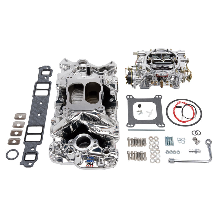 Edelbrock 20224 Engine Intake Manifold / Carburetor Kit - Truck Part Superstore
