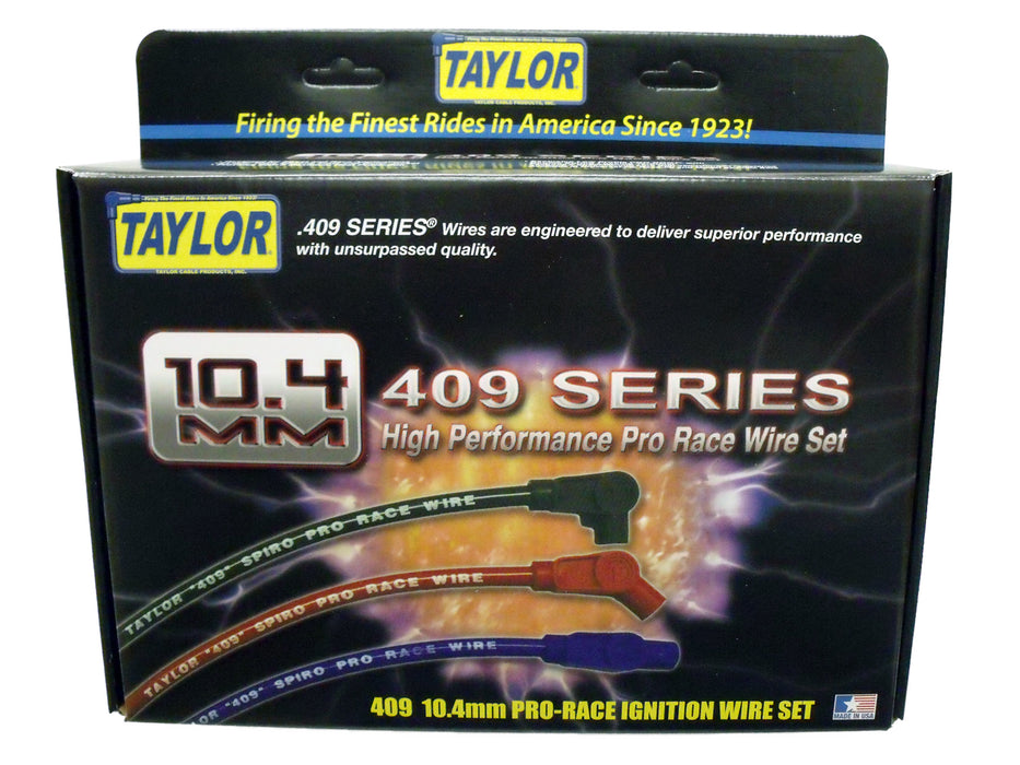 Taylor Cable 79214 409 Spiro-Pro 10.4mm Ignition Wire Set - Truck Part Superstore