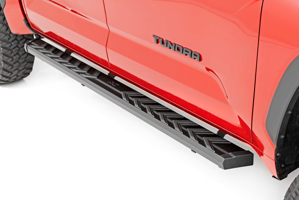 Rough Country 41006 BA2 Running Boards Side Step Bars Toyota Tundra 2WD/4WD (22-23) Rough Country - Truck Part Superstore