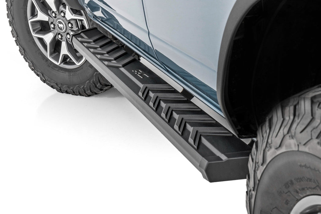 Rough Country 41007 BA2 Running Boards Side Step Bars 4-Door Ford Bronco (21-23) Rough Country - Truck Part Superstore